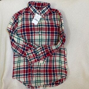 Crewcuts Plaid Button-Up Kids Shirt